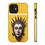 Thumbnail: iPhone case with tribal mask design