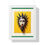 Thumbnail: Framed art print: stylized sun mask