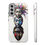 Thumbnail: Vibrant Faces Phone Case, Artistic Phone Cover, Black Art, Colorful Mobile Case