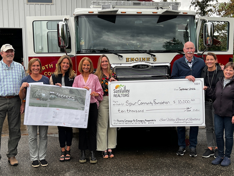 Sun Valley Board of Realtors Donates to Greenhorn Housing Project