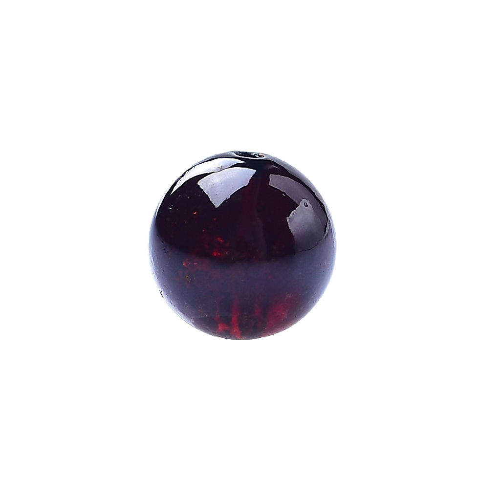 Thumbnail: Natural Wine Red Garnet Loose Beads for Jewelry Making