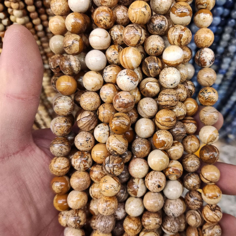 Thumbnail: Natural Stone Crystal Loose Beads DIY Jewelry Making Accessories