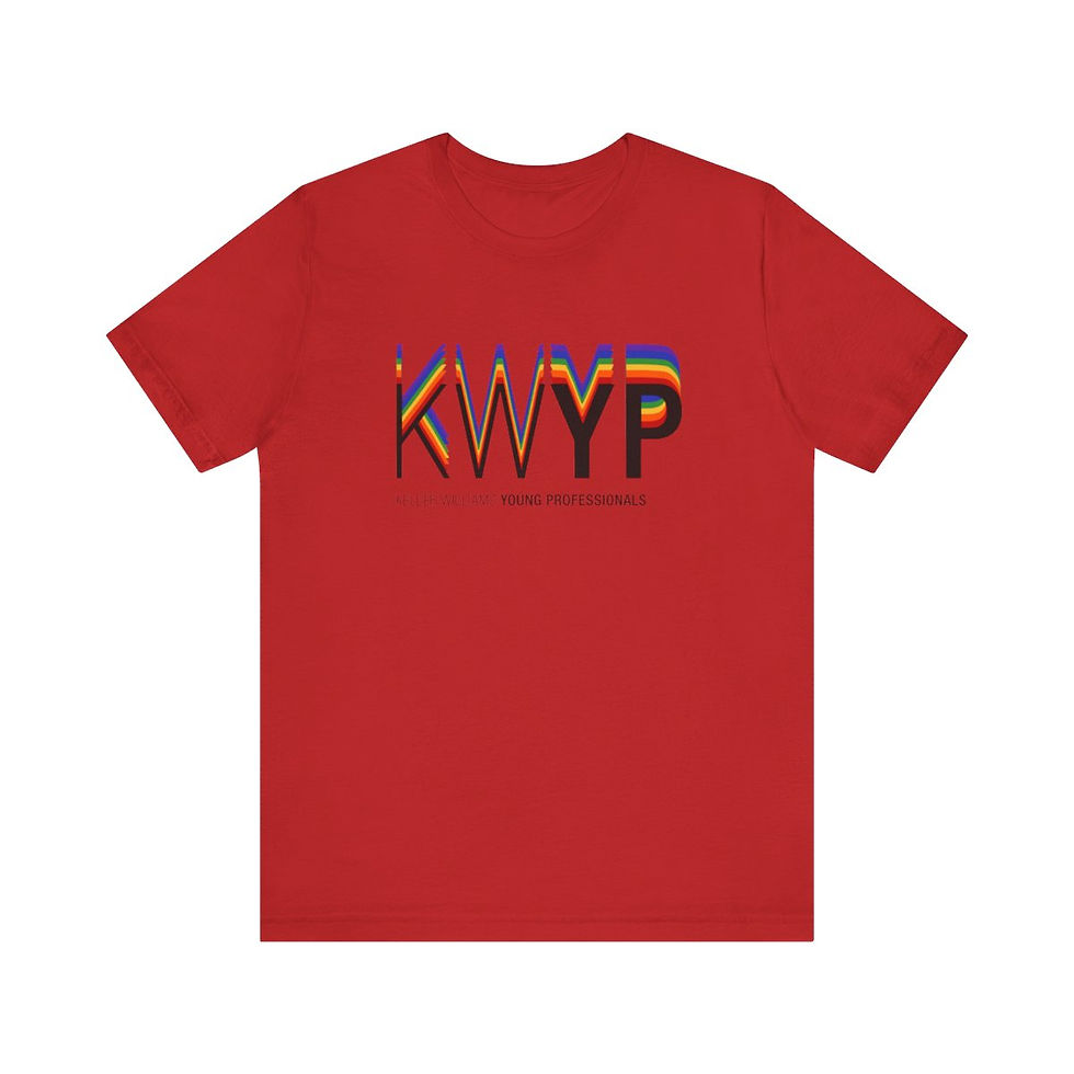 Thumbnail: KWYP Pride Black Unisex Jersey Short Sleeve Tee