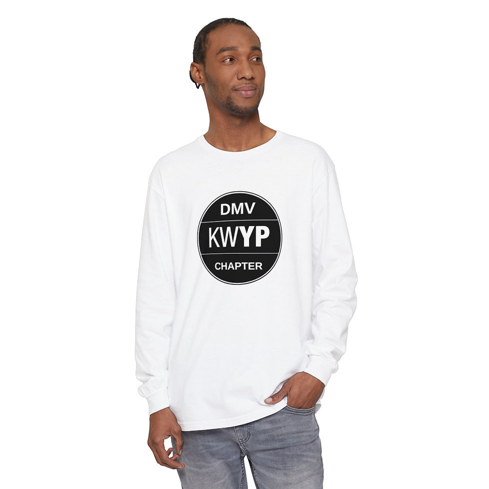 Thumbnail: DMV Unisex Garment-dyed Long Sleeve T-Shirt