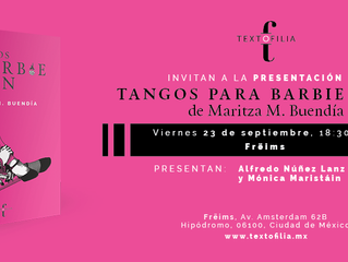 Tangos para Barbie y Ken: lanzamiento en Freims, Condesa.