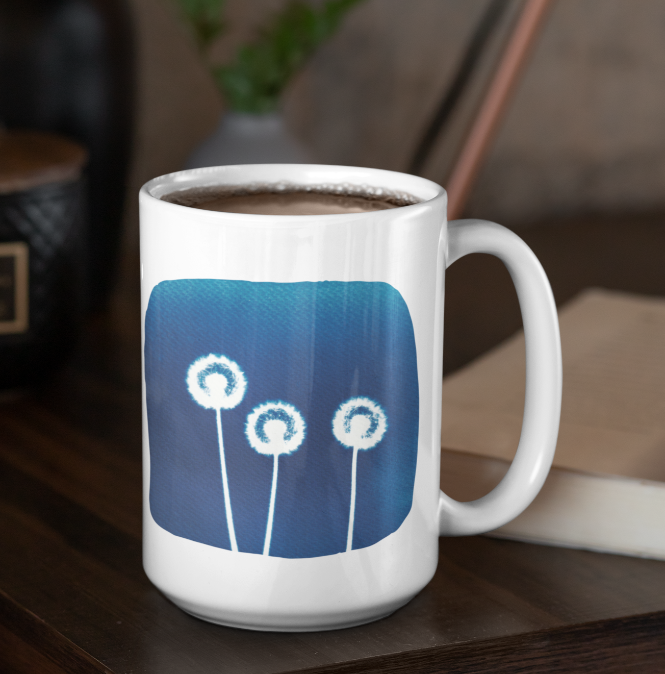 Three Wishes - Cyanotype Mug