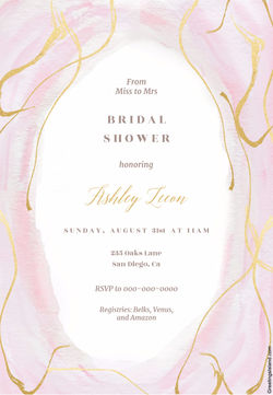 Embossed Foil: Pink and Gold Foil