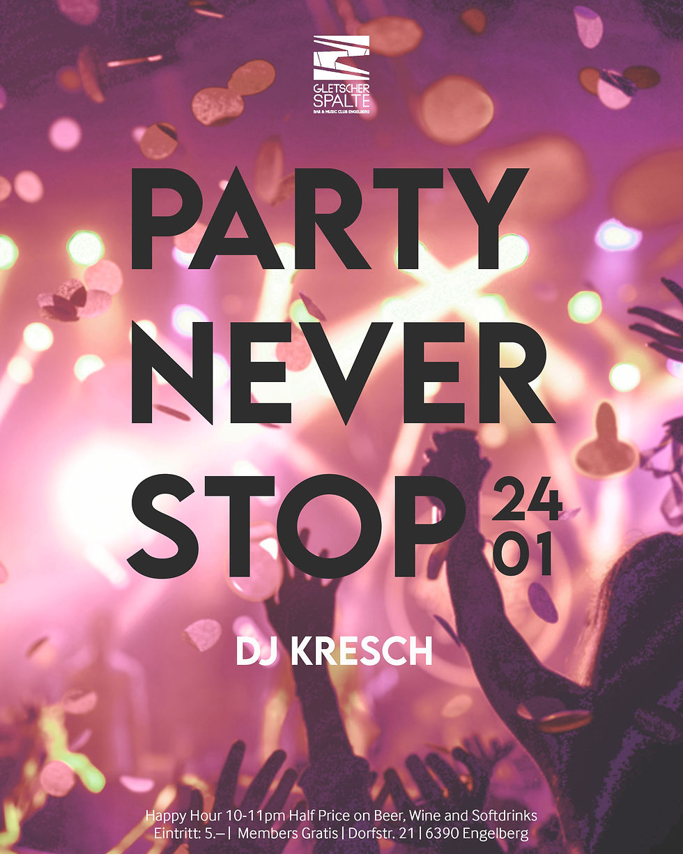 Party Never Stop 