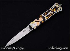 Deco Ladies Dagger, Tim George Engraver, Tortuous Inlays