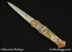 Dagger "Greatest Show on Earth" engraving by Jon Robyn
