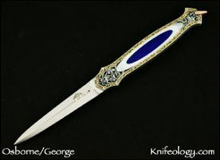 Slim Pick, MOP & Lapis, Tim George Engraver