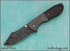 Lark, Nichols Blackout Damascus, Titanium Bolster, LSCF