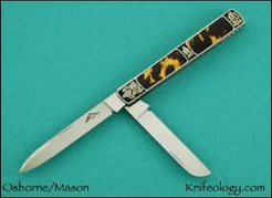 Dr's Knife, Tortuous Inlays, Joe Mason Engraving