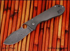 Dodo, Nichols Raindrop Damascus, Titanium Frame