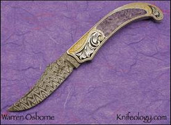 Persian, Norris Damascus, Julie Warenski Engraving, Charoite,