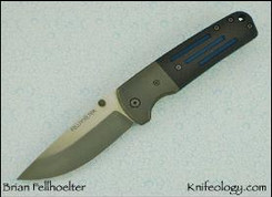 FLG, Carbon Fiber w/Decorative Blue Grooves