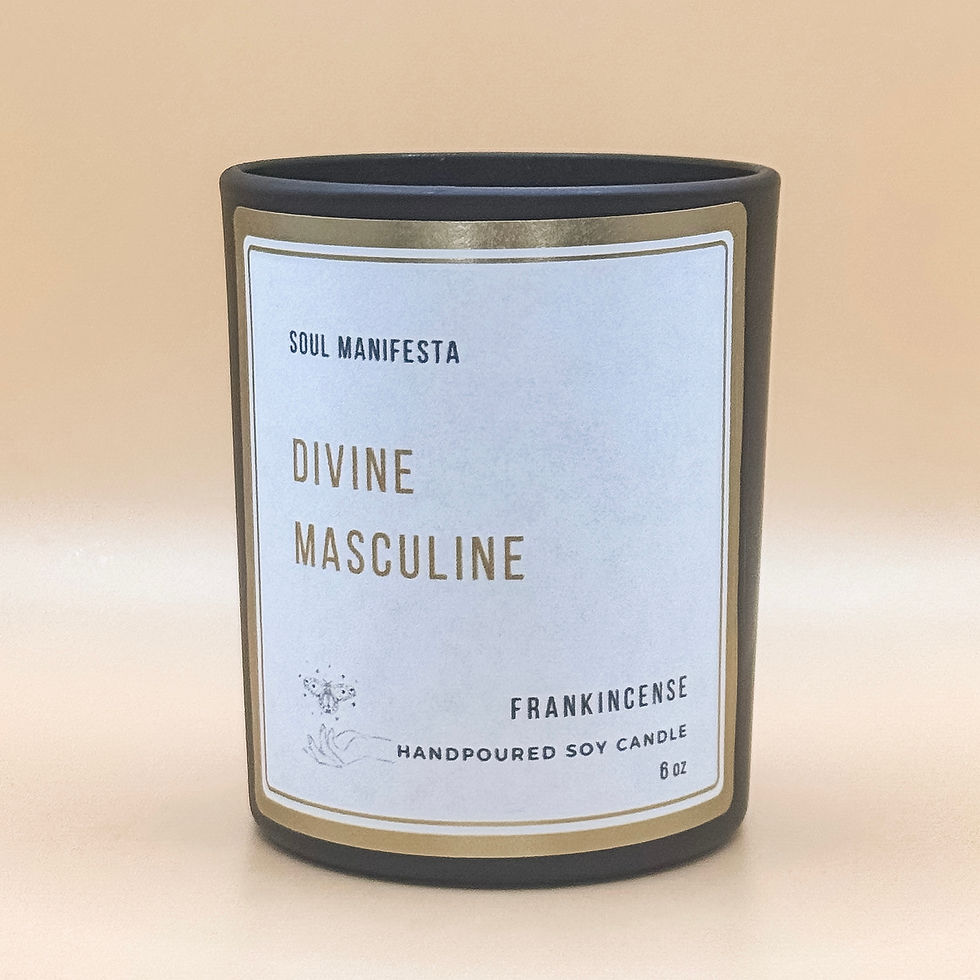 Thumbnail: SOUL Manifesta Divine Masculine Frankincense Hand Poured Soy Wax Candle