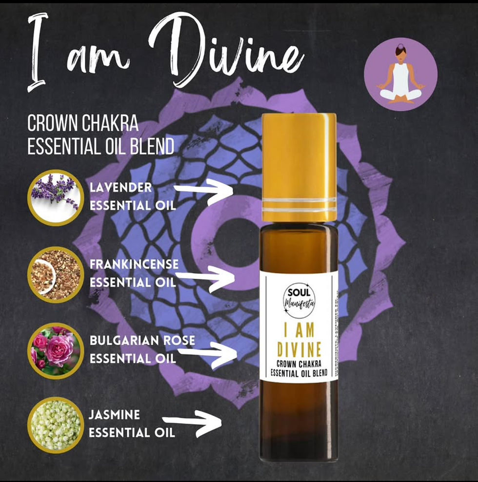 SOUL Manifesta I am DIVINE Crown Chakra Healing Essential Oil Blend