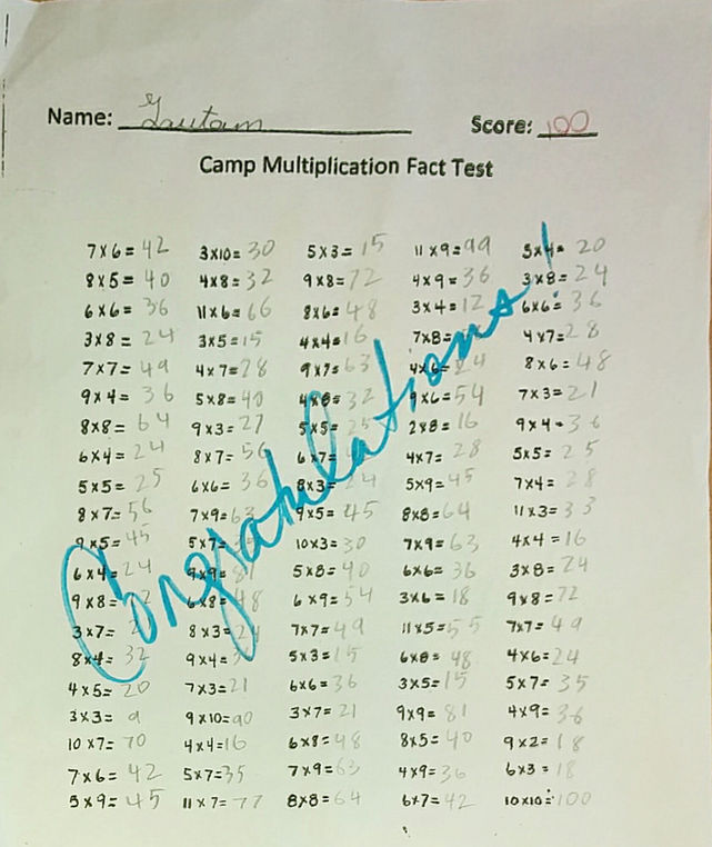 Math test