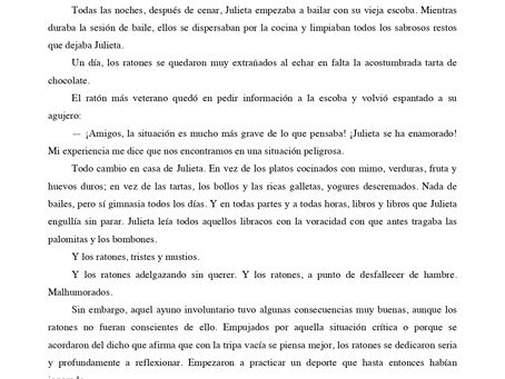 Miércoles 18 y jueves 19 > Lengua Castellana