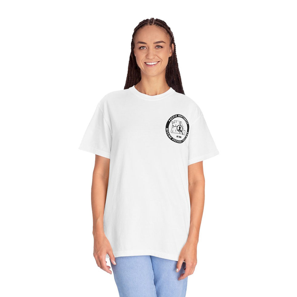 Thumbnail: PNW Missing Persons Project - (White) Unisex T-shirt