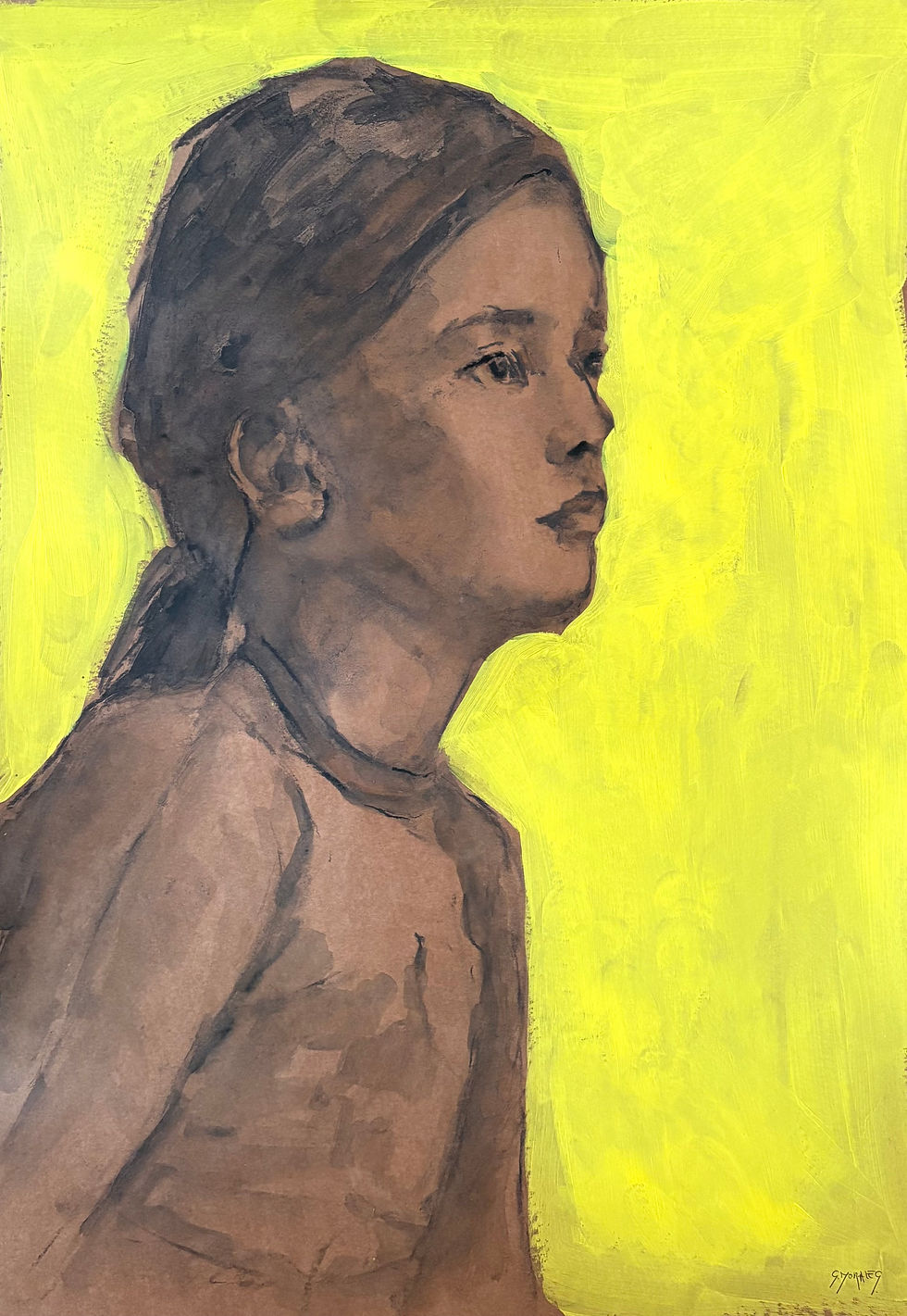 jaune portrait