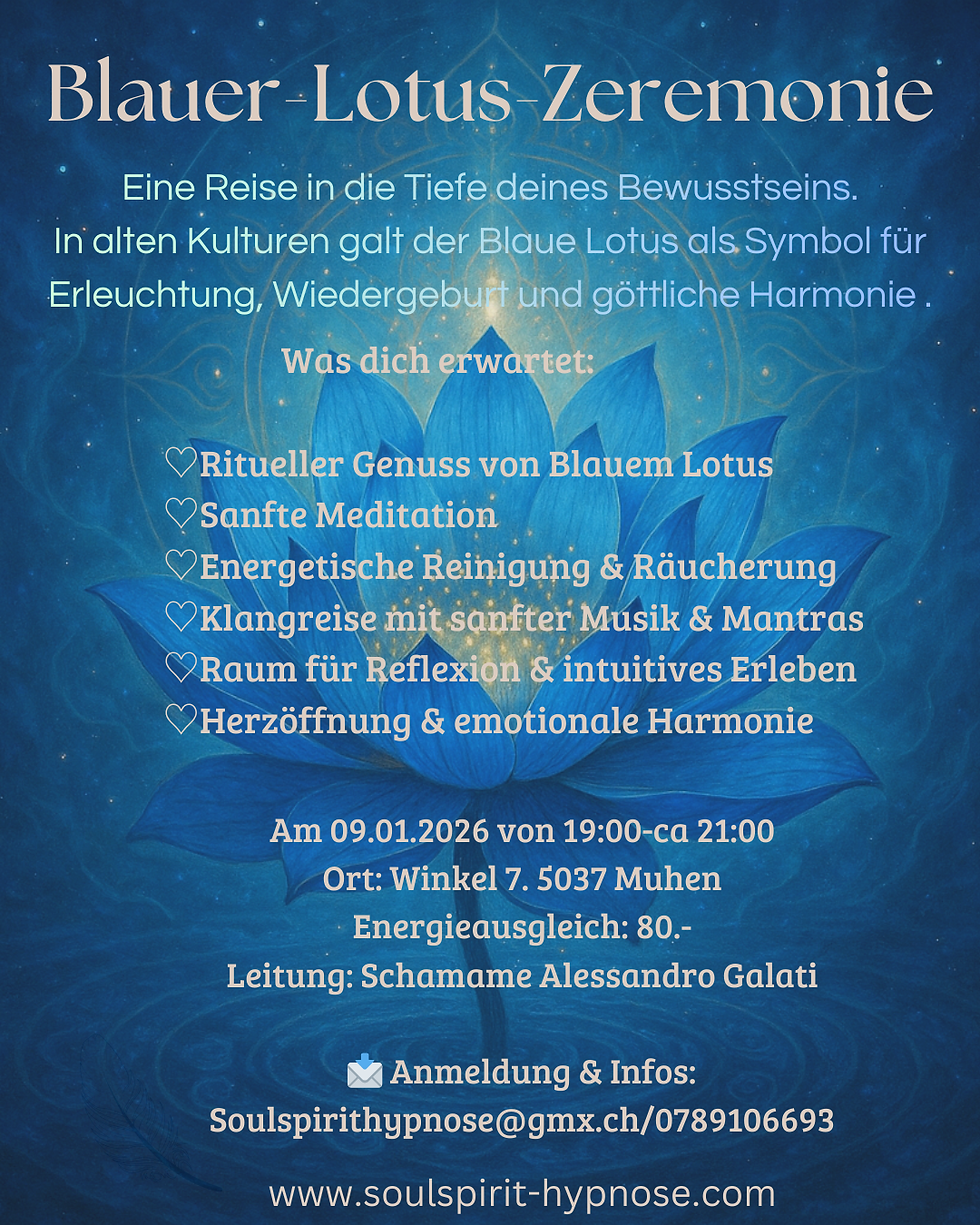 Blauerlotus Zeremonie