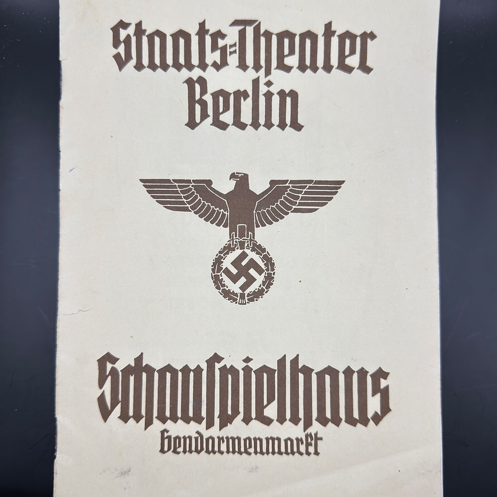 program booklets from the Staatstheater (State Opera) Berlin