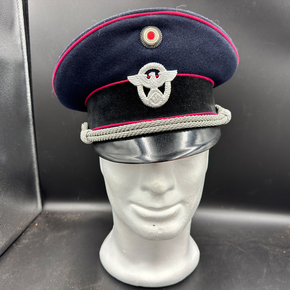 Schirmmütze for Officer from Feuerschutzpolizei