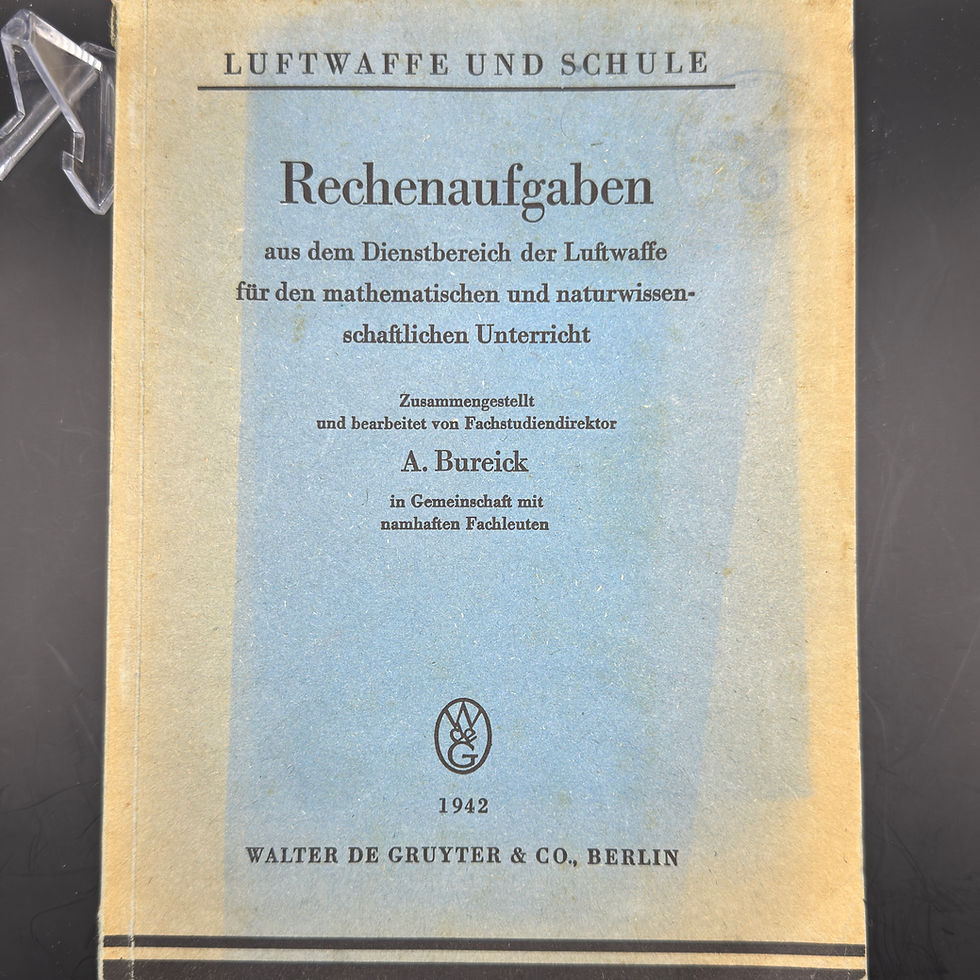 Rechenaufgaben Luftwaffe 1942