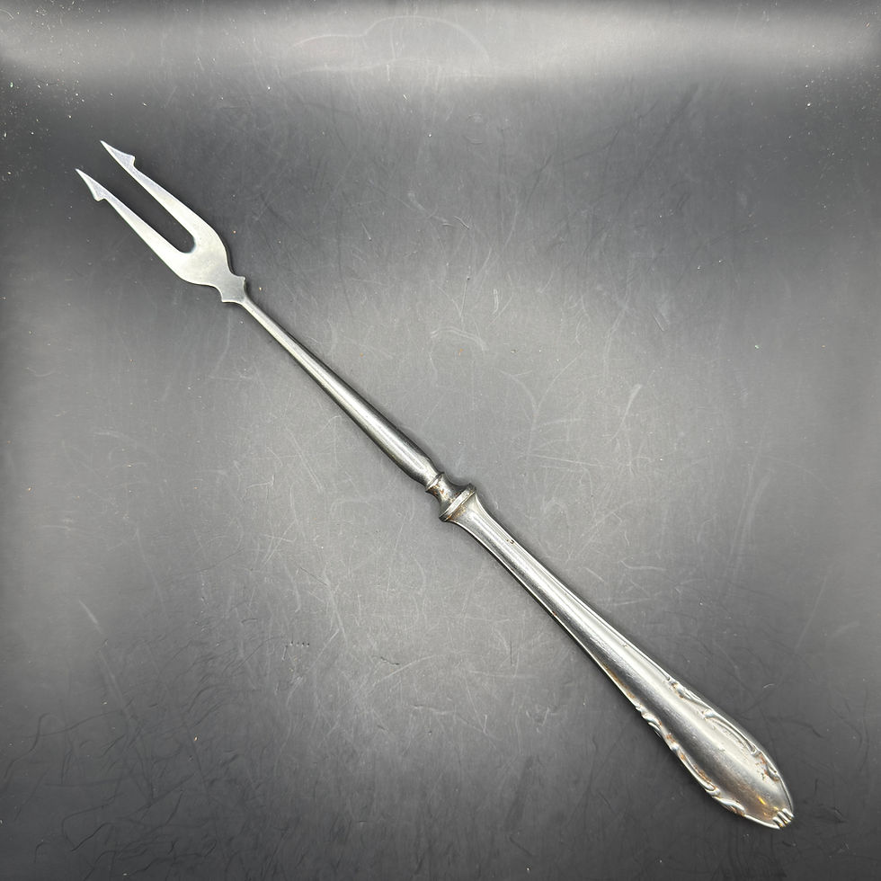 Original British WW2 Army-Issued Carving Fork – Marked W^D