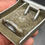 Thumbnail: Aluminium Heer buckle (green) with matching brown belt 115cm
