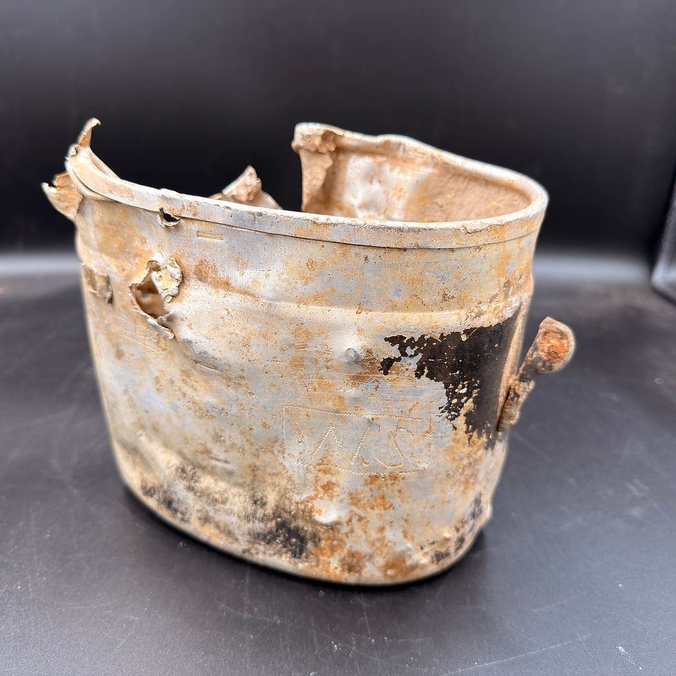 German messkit with insciption "W.S."