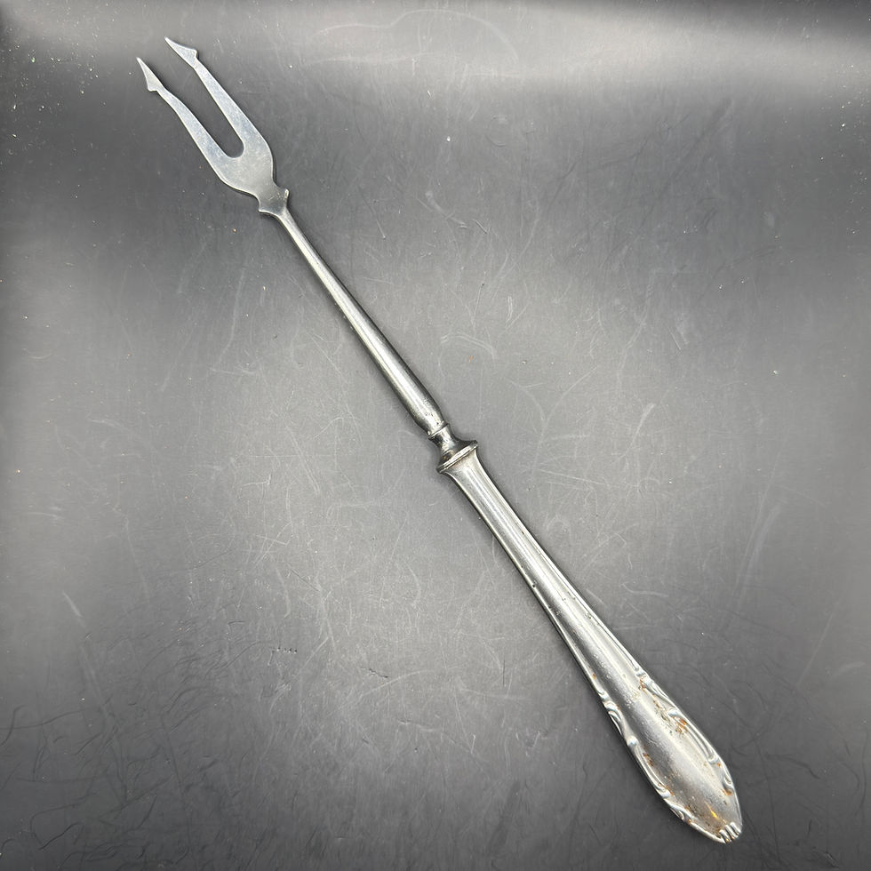 Original British WW2 Army-Issued Carving Fork – Marked W^D
