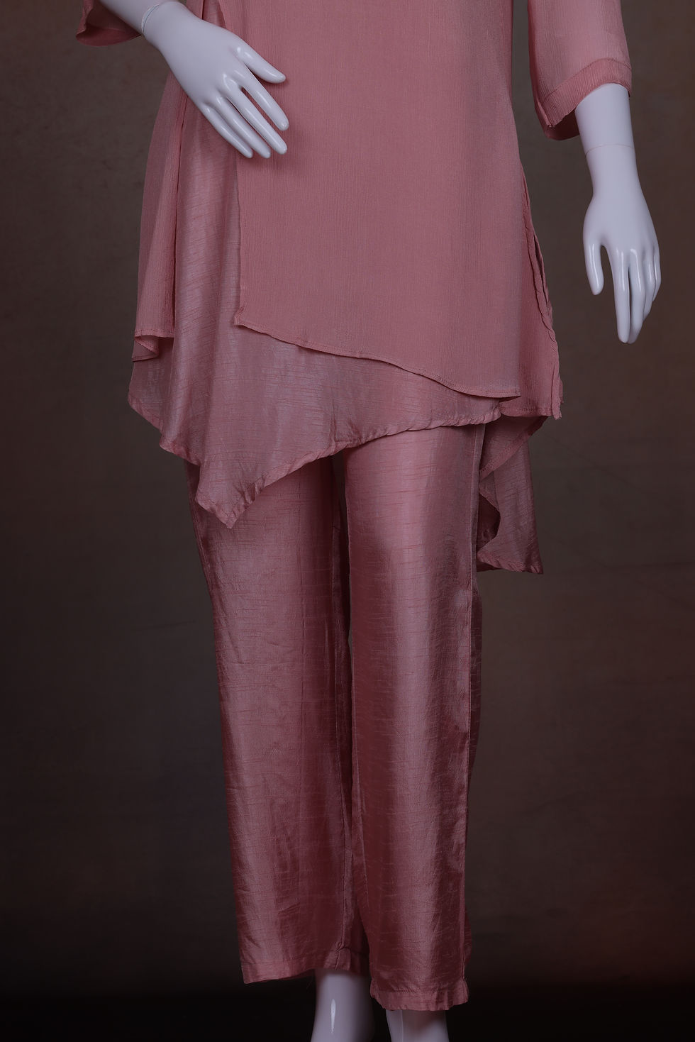 Thumbnail: Fabric texture detail of chiffon and silk blend