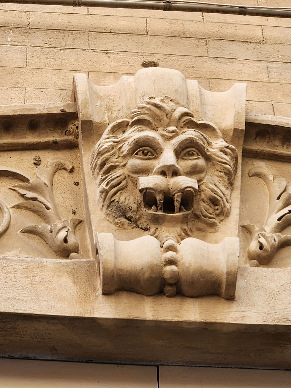 An 18th century lion.