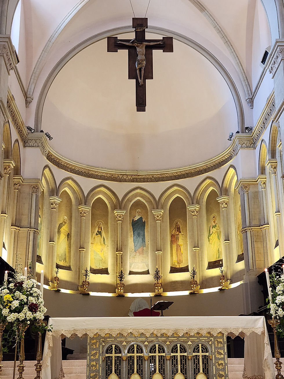 Interior altar of Duomo di Santa Maria Assunta in Cosenza