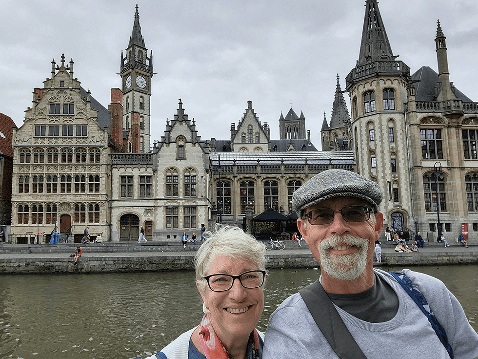 Fairy tale Ghent, Belgium.