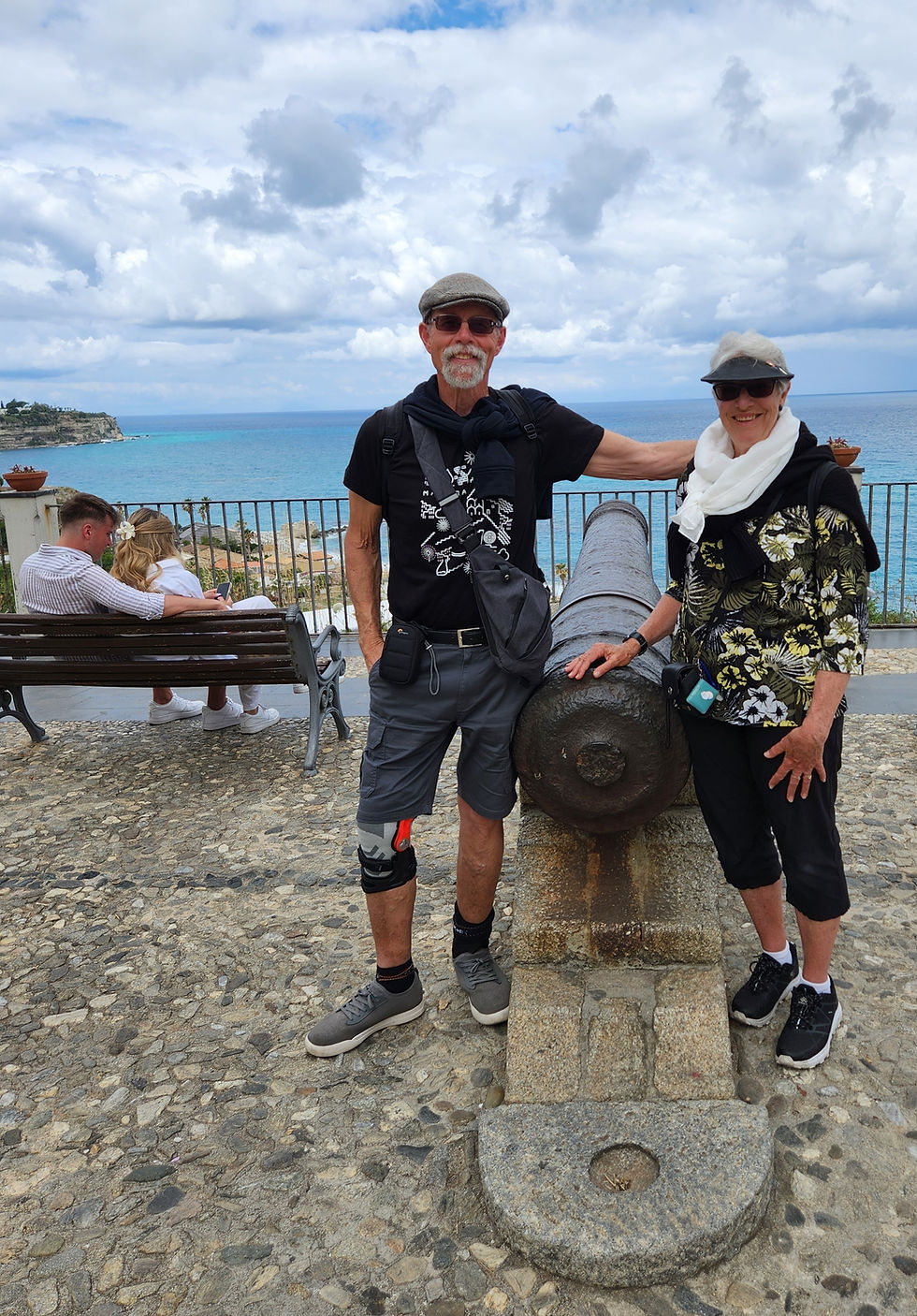 This cannon is in the best shape of the three mounted in several places in town.