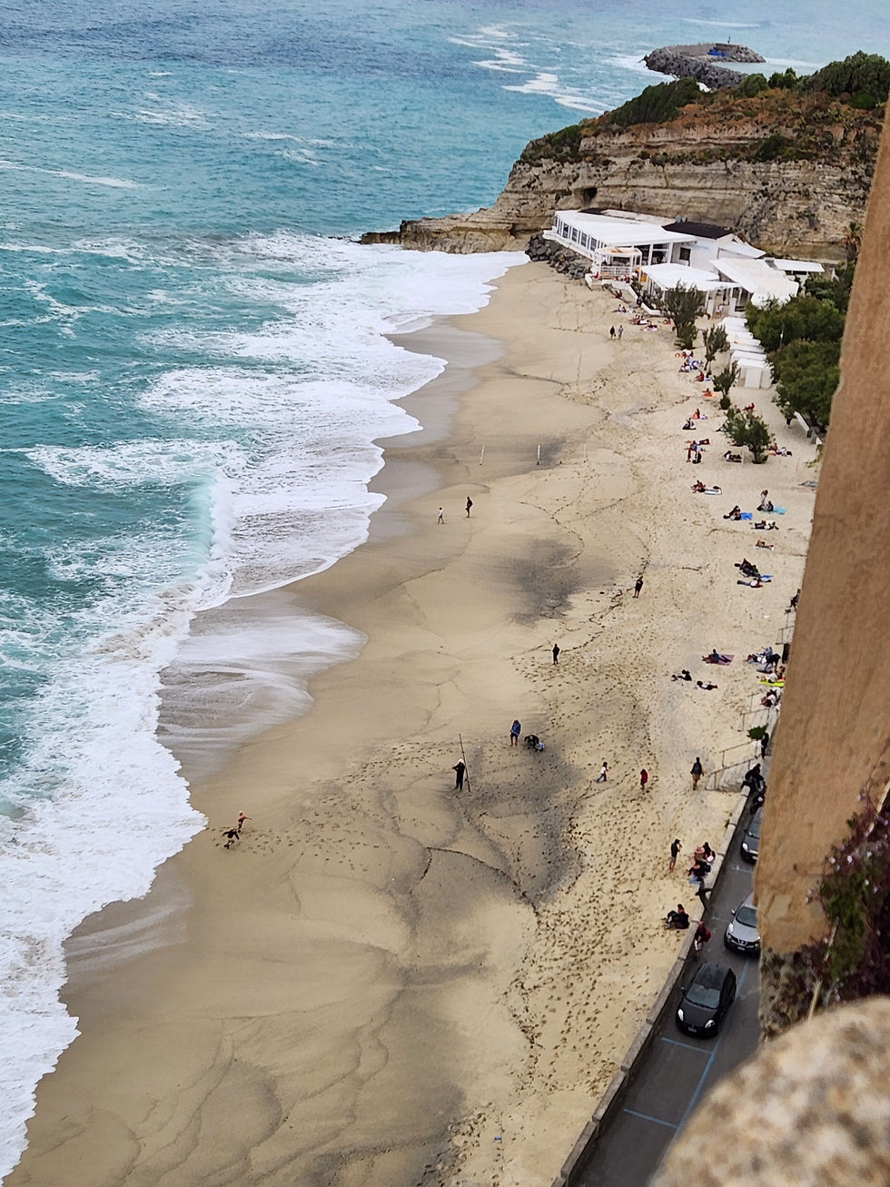 Spiaggia della Rotonda beach.