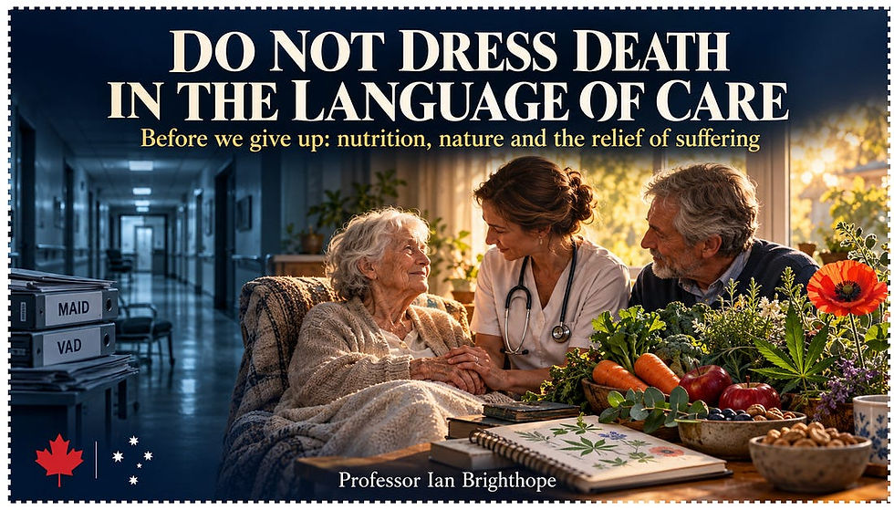 🚨Do Not Dress Death in the Language of Care🚨