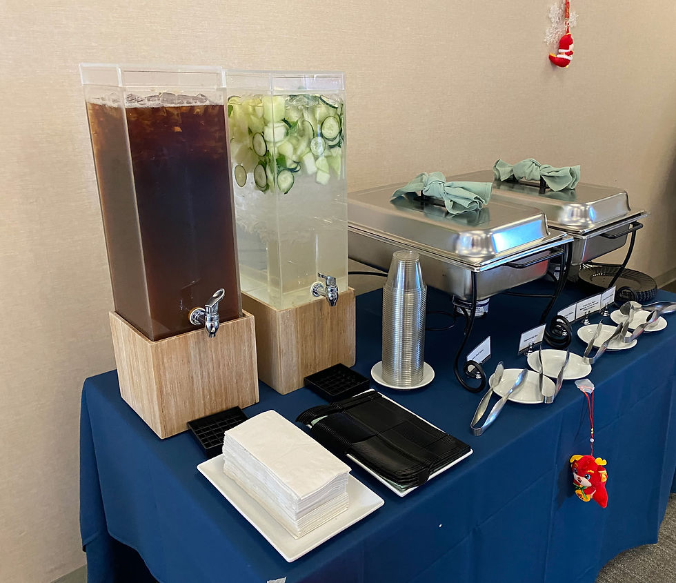 Catered Food for the Event