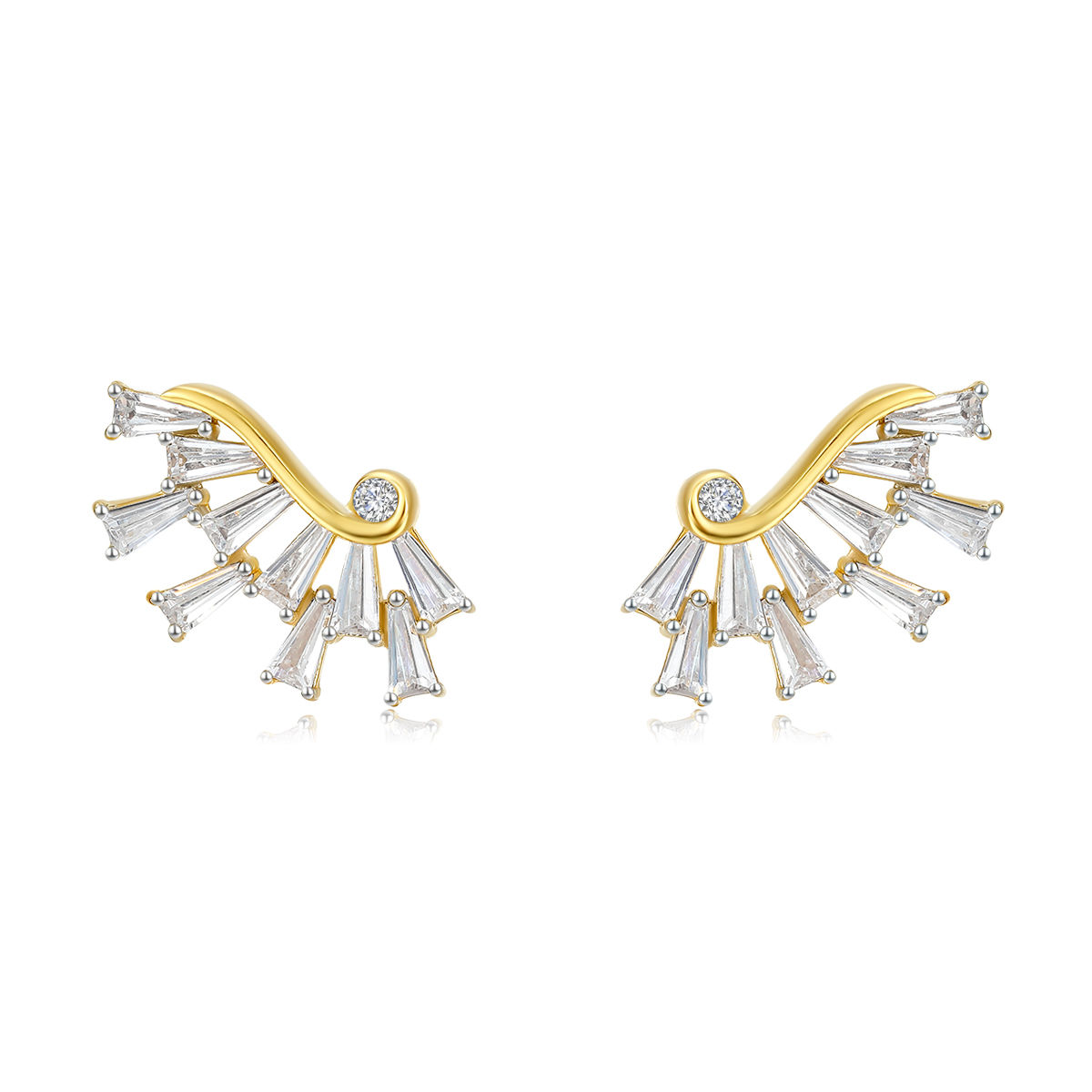 Wings Of Hope Earrings 18Ct Gold Plate