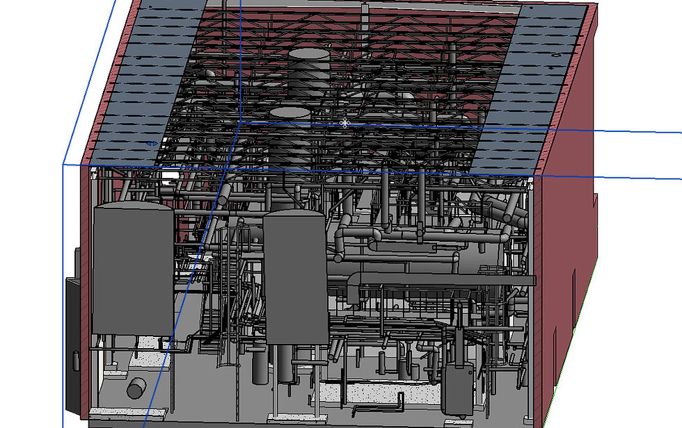 PSU Steam Plant Revit Model Different View