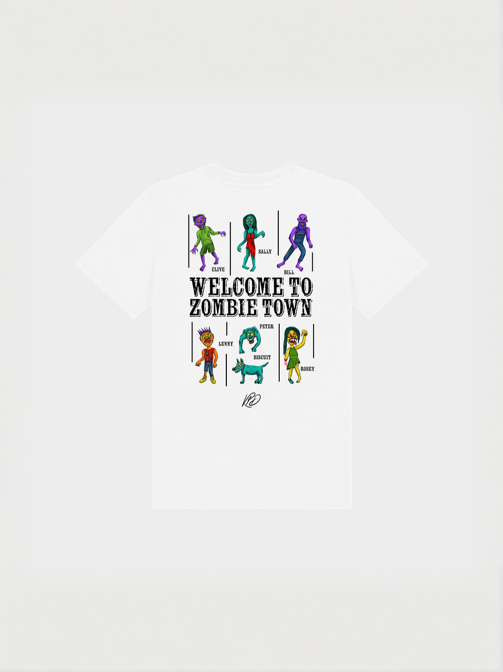 Thumbnail: Welcome To Zombie Town T-Shirt - KPD Collab