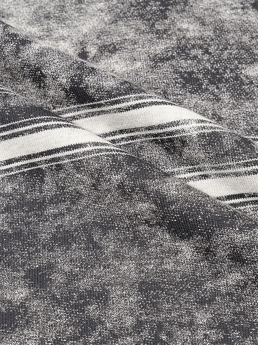 Thumbnail: Snow Washed Striped Boxy T-Shirt Unisex