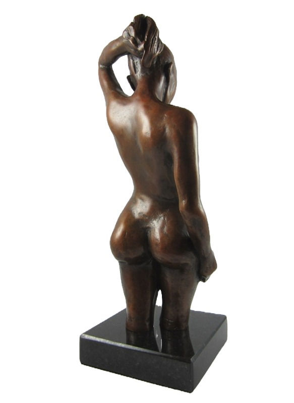 Thumbnail: Limited Edition Bronze Figurative Sculpture 'Contemplation' by Fournier