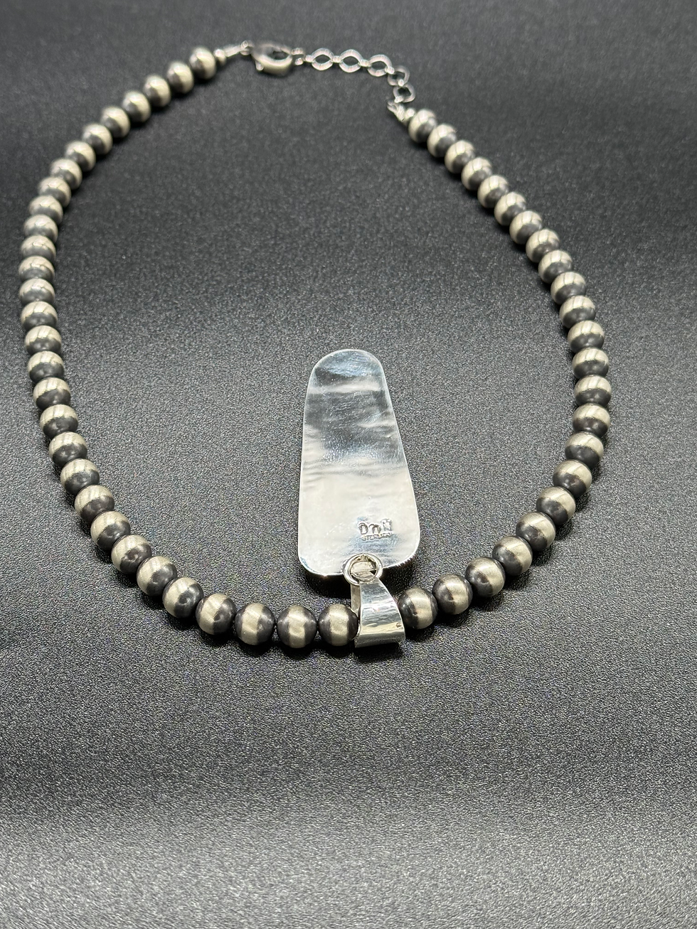 Thumbnail: Ladies “Mojave” Pendant With Sterling Silver “Oxibeads@ 