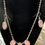 Thumbnail: Rose Quartz Sterling Silver Earring & Pendant Set