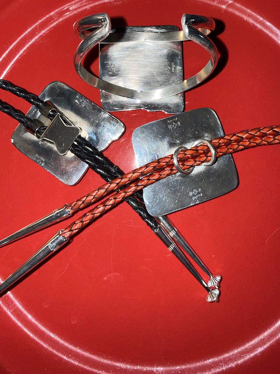 Thumbnail: Kingman Mojave “New Mexico” Cuff/Bolo